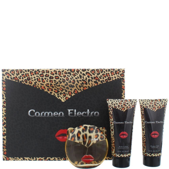 Carmen Electra Rrrr! Gavesæt 100ml EDP + 150ml Shower Gel + 150ml Body Lotion