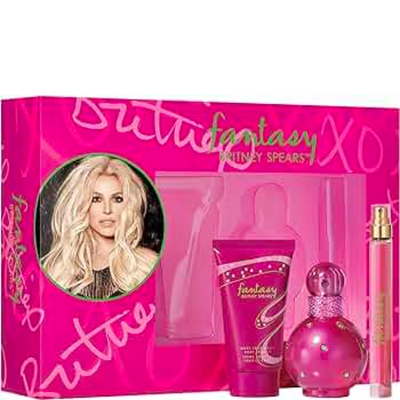 Britney Spears Fantasy Gavesæt 30ml EDP Spray + 50ml Body Souffle + 10ml EDP Spray