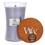 Woodwick Lavender Spa Large Hourglass Candle