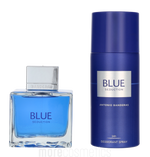 A. Banderas Blue Seduction Giftset Edt Spray 100ml/Deo Spray 150ml