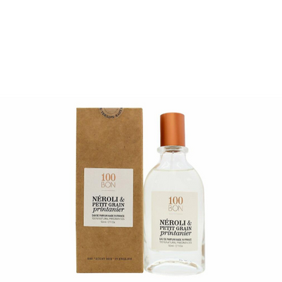 100BOn Néroli & Petit Grain Printanier Eau de Parfum Recargable 50ml Vaporizador