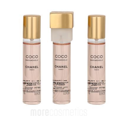 Chanel Coco Mademoiselle Intense Giftset 3x Edp Spray Refill 7ml - Twist and Spray