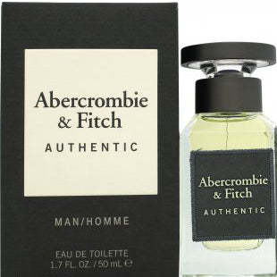 Abercrombie & Fitch Hombre auténtico Eau de Toilette 50ml Vaporizador