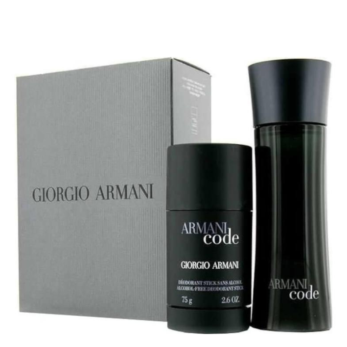 Giorgio Armani Code Gavesæt 75ml EDT + 75g Dedorant Stick
