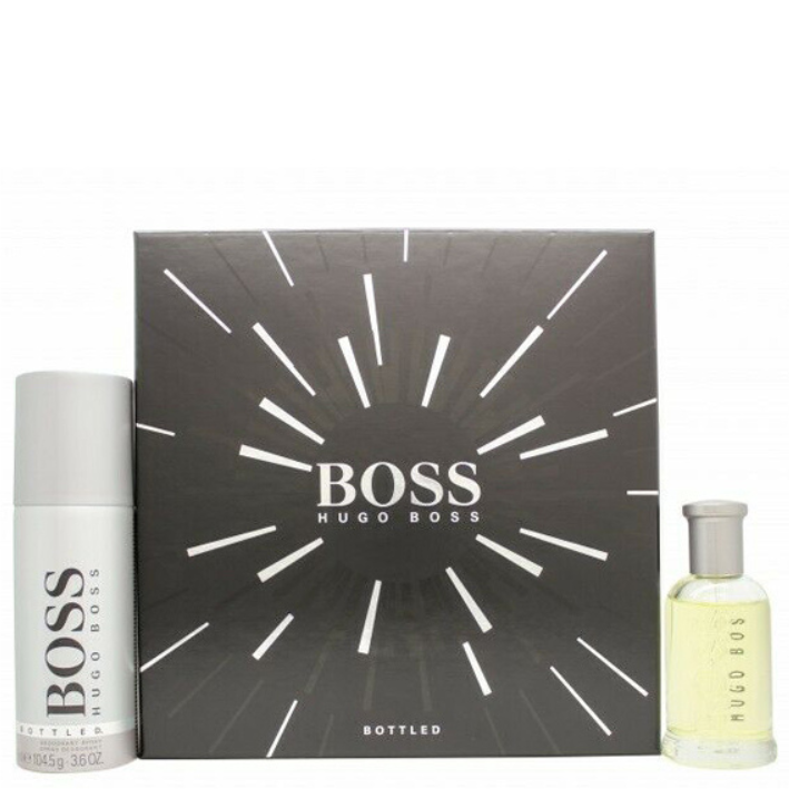 Hugo Boss Boss Bottled Gavesæt 50ml EDT + 150ml Deodorant Spray