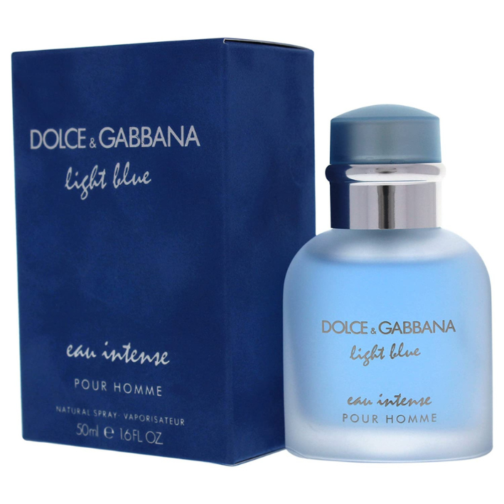 Dolce &amp; Gabbana Light Blue Eau Intense Pour Homme Eau de Parfum Vaporizador de 50 ml