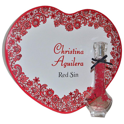 Christina Aguilera Cofre Red Sin EDP 30ml + Caja Corazón Lata