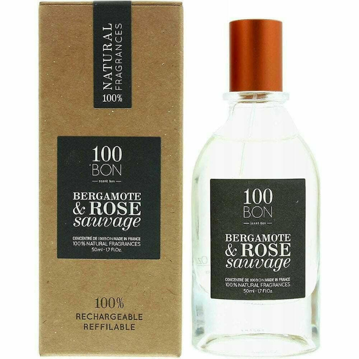 100BON Bergamota &amp; Rose Sauvage Eau de Parfum Recargable Concentrado 50ml Spray